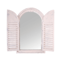 Spiegelkozijn met Houten deurtjes / Esschert Design - thumbnail