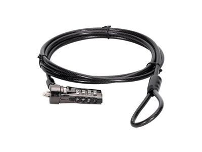 Conceptronic CUSTODIO01BS kabelslot Zwart 1,8 m