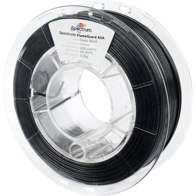 Spectrum Filaments 81441 FlameGuard ASA 275 Filament ASA Vlamvertragend, Hittebestendig, UV-bestendig, Weerbestendig 1.75 mm 250 g Deep black, Zwart 1 stuk(s) Spectrum Filaments 81441 FlameGuard ASA 275 Filament ASA Vlamvertragend, Hittebestendig, UV-bestendig, Weerbestendig 1.75 mm 250 g Deep black, Zwart 1 stuk(s)