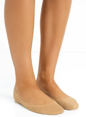 Teckel 1-paar onzichtbare Footies - Kousenvoetjes met siliconen randje - Extra lage sneakersokken