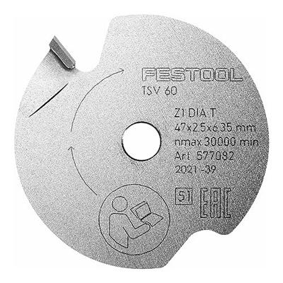 Festool DIA 47x6,35x2,5mm T1 Voorritszaagblad universeel - 577082 Festool DIA 47x6,35x2,5mm T1 Voorritszaagblad universeel - 577082