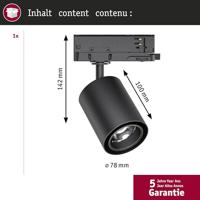 Paulmann Kratos 96563 LED-railspot ProRail3 9 W LED Zwart - thumbnail