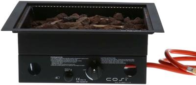 Cosiburner Vierkant Zwart