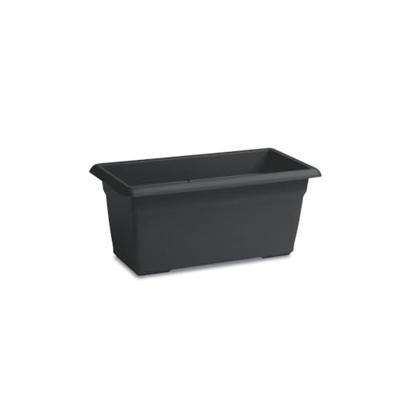 Mediterraneo rechthoekige bloembak - 110L - 100 cm - Plastic - antraciet