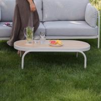 Zuiver Outdoor Ovale Salontafel 'Vista' 110 x 62cm - thumbnail