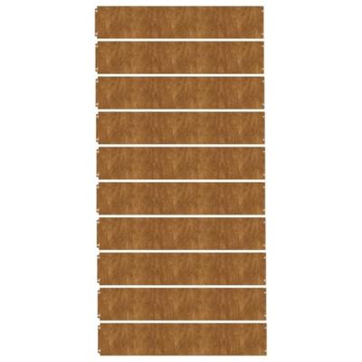 Gazonranden 10 stuks 20x103 cm flexibel cortenstaal Gazonranden 10 stuks 20x103 cm flexibel cortenstaal