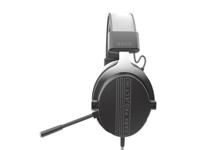 Dark Project ONE VEXO bedrade gamingheadset (grijs) - over-ear hoofdtelefoon, 3,5 mm audio-aansluiting, omnidirectionele microfoon, metalen frame (compatibel met pc, PlayStation, XBOX, Nintendo, Meta - thumbnail