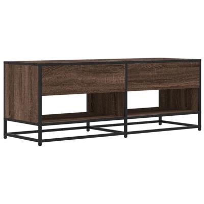 Tv-meubel 180x40x46 cm bewerkt hout bruin eikenkleurig - thumbnail