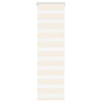 VidaXL Zebra blind 50x150 cm stofbreedte 55,9 cm polyester marmerbeige - thumbnail
