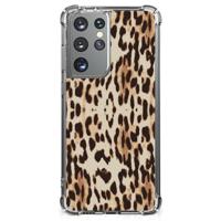 Samsung Galaxy S21 Ultra Case Anti-shock Leopard - thumbnail