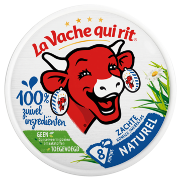 La Vache qui rit Smeerkaas 40+ Naturel 8 puntjes 120 g bij Jumbo