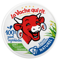 La Vache qui rit Smeerkaas 40+ Naturel 8 puntjes 120 g bij Jumbo - thumbnail