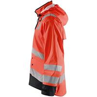 Blåkläder Regenjas High-Vis LEVEL 2 43022003 | High-Vis Rood/Zwart | Maat L - 7330509570678 - thumbnail
