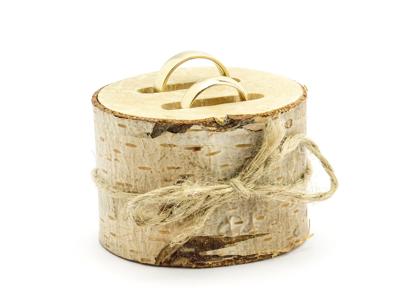 Houten Ringenhouder Bruiloft (6cm)