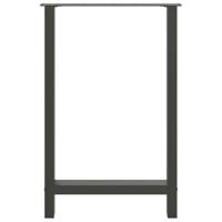 Bartafelpoten 2 st 60x(90-91) cm staal antraciet - thumbnail