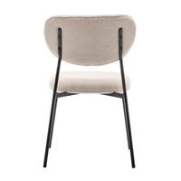 Furnihaus Eetkamerstoel Amalia Teddy Beige Set van 4 - thumbnail