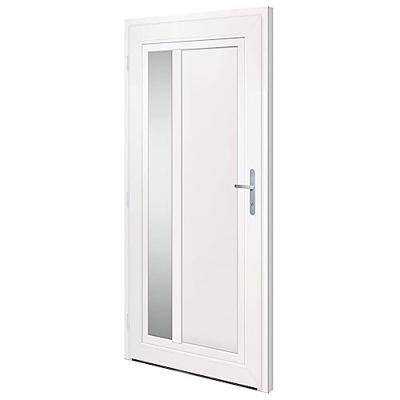 Voordeur 98x200 cm PVC wit - thumbnail