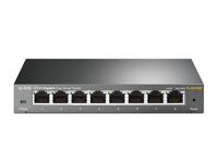 TP-Link TL-SG108E 8-Port Gigabit Easy Smart Switch Switch Zwart - thumbnail