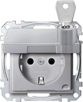 Merten MEG2315-0460 Wandcontactdoos System M Aluminium 1 stuk(s) - thumbnail