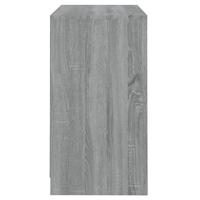 Dressoir 70x41x75 cm bewerkt hout grijs sonoma eikenkleurig - thumbnail