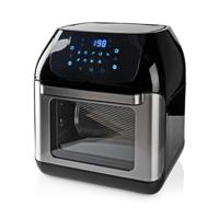 Nedis KAAFO300EBK Airfryer 12 l Controlelampje, Timerfunctie, Met display, Oververhittingsbeveiliging, BPA-vrij Zwart - thumbnail