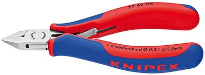 Knipex Elektronica-zijsnijtang met meer-componentengrepen 115 mm - 7742115 - thumbnail