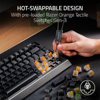 Razer BlackWidow V4 75% Zwart - Razer Orange - thumbnail