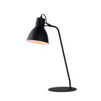 Lucide SHADI - Bureaulamp - Ø 20 cm - 1xE14 - Zwart - thumbnail