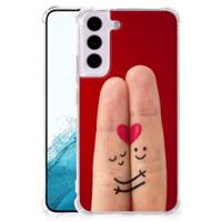Samsung Galaxy S22 Anti Shock Bumper Case Liefde - Origineel Romantisch Cadeau - thumbnail