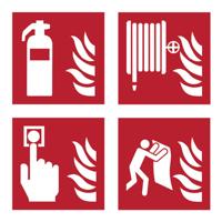 Pictogram djois brandblusser 150x150mm rd - thumbnail