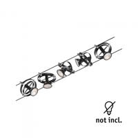 Paulmann 94440 Kabelsysteem compleet GU5.3 Zwart (mat), Chroom - thumbnail