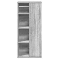 Badkamerkast met rolhouder 39x22x90 cm grijs sonoma eiken - thumbnail