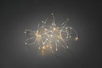 Konstsmide 6587-879 Motief lichtketting Druppel Buiten Energielabel: G (A - G) werkt op het lichtnet Aantal lampen 100 LED Barnsteen Verlichte lengte: 9.9 m - thumbnail