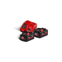 Milwaukee Milwaukee M18 HNRG-552 Accu Starterset 18V High Output™ 2x 5.5Ah - 4933464713 - thumbnail