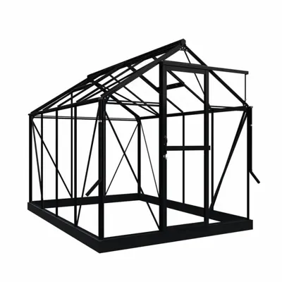 Tuinkas Mary II zwart 3 mm veiligheidsglas Royal Well - Royal well