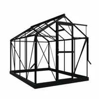 Tuinkas Mary II zwart 3 mm veiligheidsglas Royal Well - Royal well - thumbnail