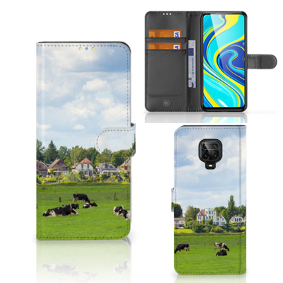 Xiaomi Redmi Note 9 Pro | Note 9S | Telefoonhoesje | Met pasjeshouder | Koeien Xiaomi Redmi Note 9 Pro | Note 9S | Telefoonhoesje | Met pasjeshouder | Koeien