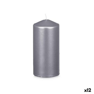 Kaars Acorde Zilverkleurig 7 x 15,5 x 7 cm (12 Stuks) Kaars Acorde Zilverkleurig 7 x 15,5 x 7 cm (12 Stuks)