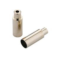 JAGWIRE End caps open - 5mm brake (4mm road cable stops) - brass (100pcs) - chrome - thumbnail