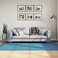 Vloerkleed OVIEDO laagpolig 140x200 cm turquoise - thumbnail