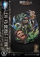 Attack on Titan Ultimate Premium Masterline Series Statue 1/4 Levi Versus Beast Titan Bonus Version 73 cm - thumbnail