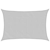 VidaXL Zonnezeil 6x5 m 100% polyester oxford lichtgrijs - thumbnail