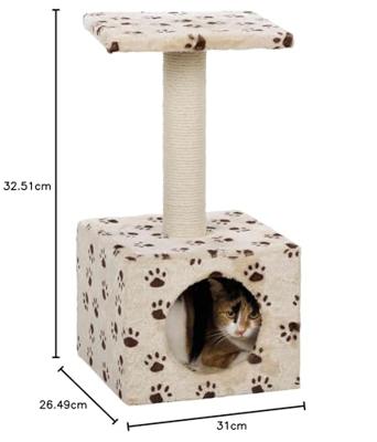 TRIXIE KRABPAAL ZAMORA BEIGE POOT 31X31X60 CM