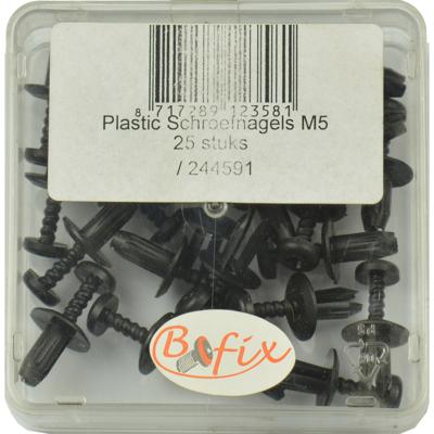 Bofix 244591 schroefnagel plastic m5 p/25