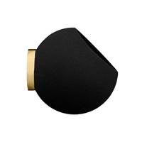 AYTM Globe muurbloempot Ø21 zwart - thumbnail