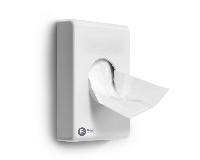 Satino hygiënezakjes dispenser wit (100x25x135 mm) - thumbnail
