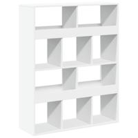 Boekenkast 100x33x156,5 cm bewerkt hout wit - thumbnail