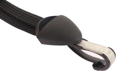 Gazelle Snelbinder met rvs haak - zwart