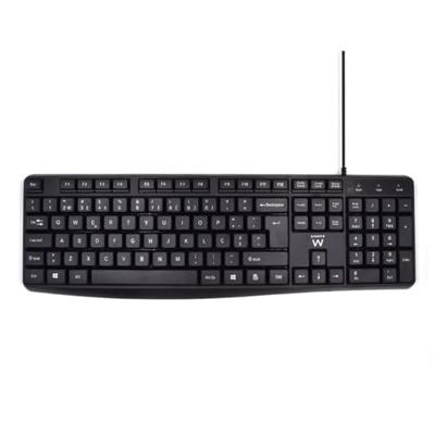 Toetsenbord Ewent EW3002 Zwart Qwerty Spaans