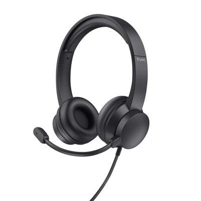 Trust Ayda - Headset met microfoon voor PC en Laptop met USB aansluiting Trust Ayda - Headset met microfoon voor PC en Laptop met USB aansluiting